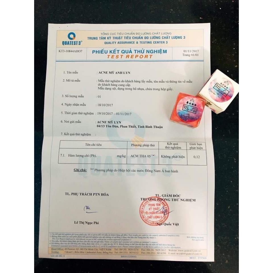 Kem Mụn Acne Mỹ Lyn hủ 5 gram - 10 gram