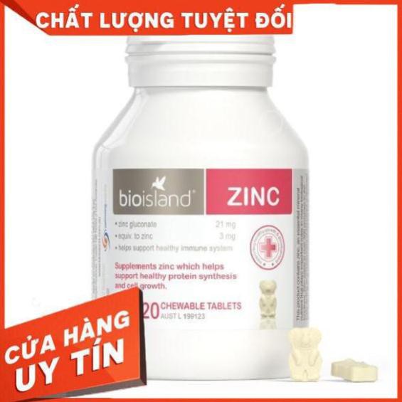 Bio Island Zinc 120 Viên Bổ Sung Kẽm Cho Trẻ =