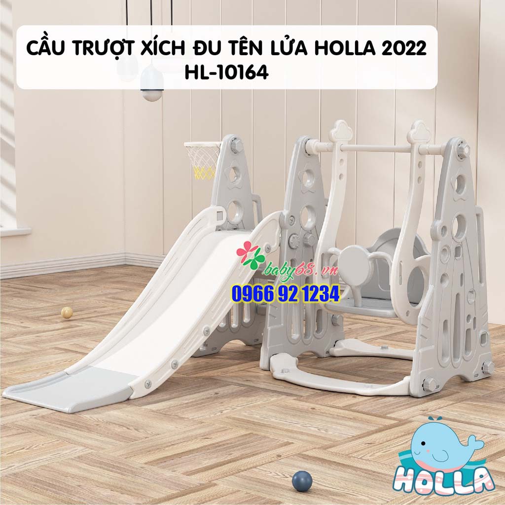 Cầu trượt xích đu tên lửa Holla 2022 HL-10164
