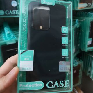 Ốp lưng Ou Case cho samsung S20 ultra silicon dẻo màu đen