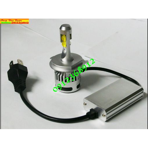 ĐÈN PHA LED X70-XHP70 SIÊU SÁNG CHÂN H4 GẮN CHO XE MÁY- OTO (GIÁ 1 BÓNG)