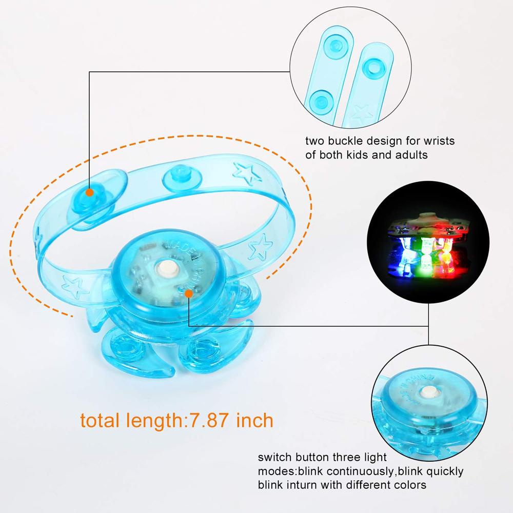 Vòng Đeo Tay Đèn LED Hình Con Quay Tay Độc Đáo
