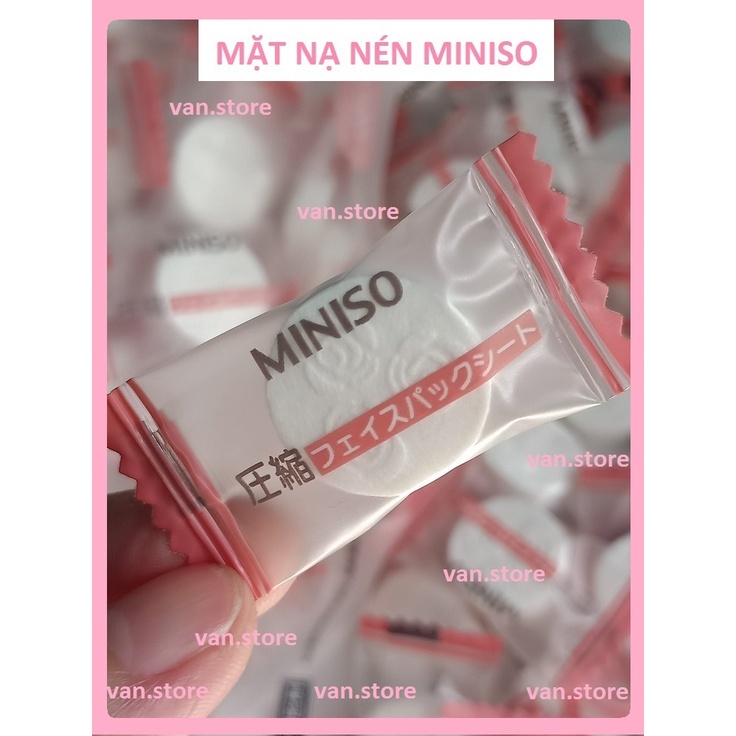 Mặt Nạ Viên Giấy - Mặt Nạ Nén Miniso - Miniso Mask