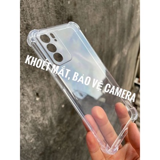 Ốp lưng dẻo chống sốc Oppo Reno 6, Reno 6Z, Reno 6 Pro 5G bo 4 cạnh chống sốc trong suốt bảo vệ máy cực tốt