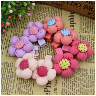 Set 2 kẹp tóc cho bé nhiều màu