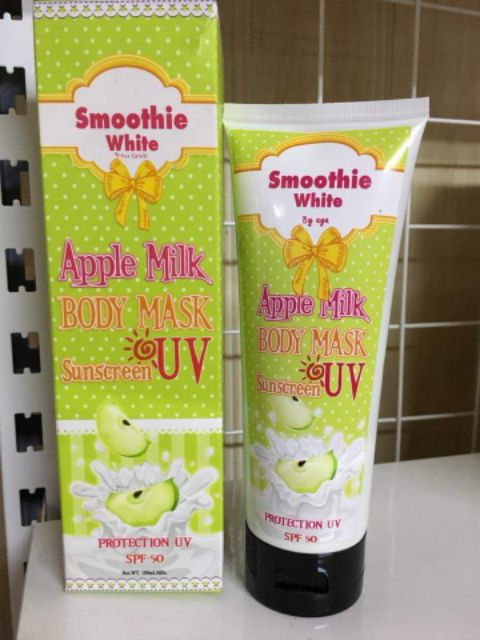 Kem chống nắng Smoothie White Body Mark Lotion -  chiết xuất từ trái cây. 
🇨🇷Xuất xứ: Hãng AYA THAILAND