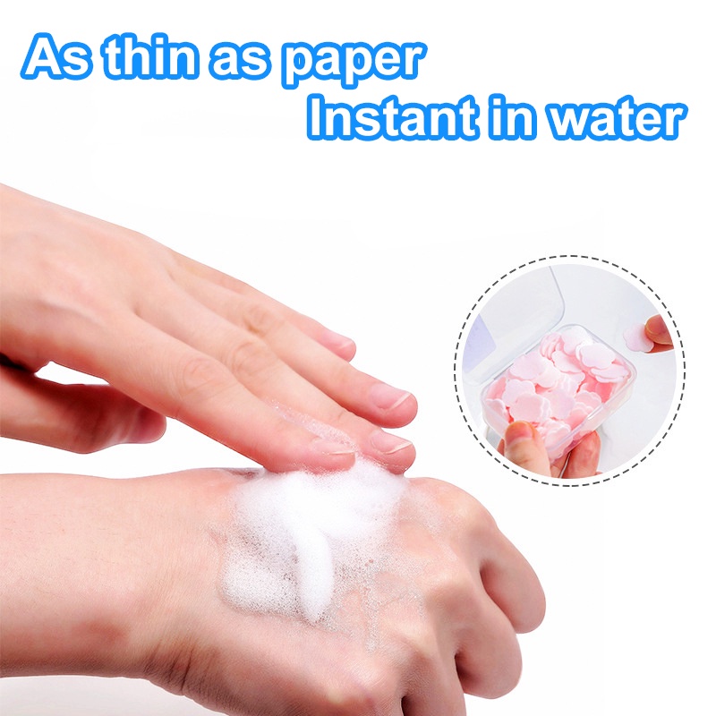 Xà Phòng Giấy Mini Dùng Một Lần Tiện Dụng Khi Đi Du Lịch