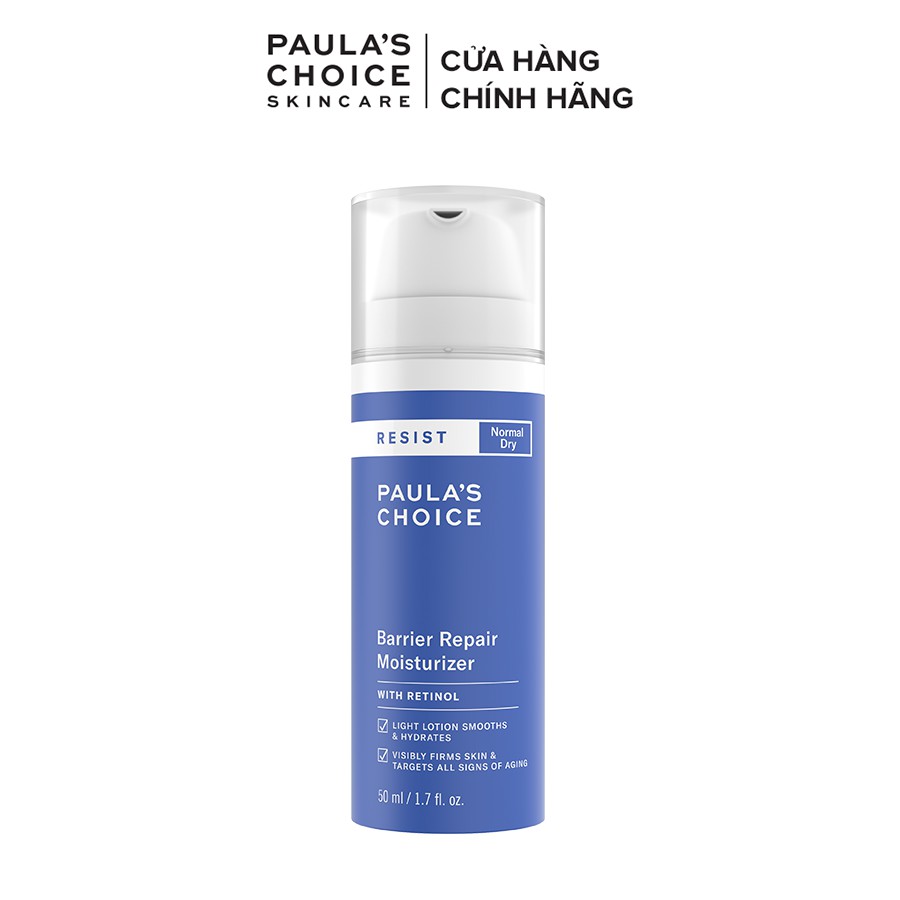 Kem dưỡng ẩm tái tạo hàng rào bảo vệ da chứa Retinol Paula's Choice Resist Barrier Repair Moisturizer 50ml mã: 7610