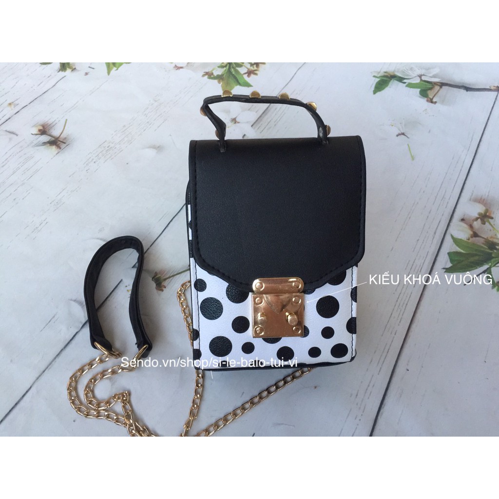 TÚI ĐỰNG ĐIỆN THOẠI CHẤM BI