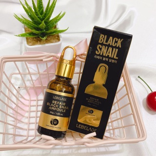 LEBELAGE REPAIR BLACK SNAIL AMPOULE - Tinh chất chống lão hoá và cấp ẩm Ampoule LEBELAGE 30ml💦 .