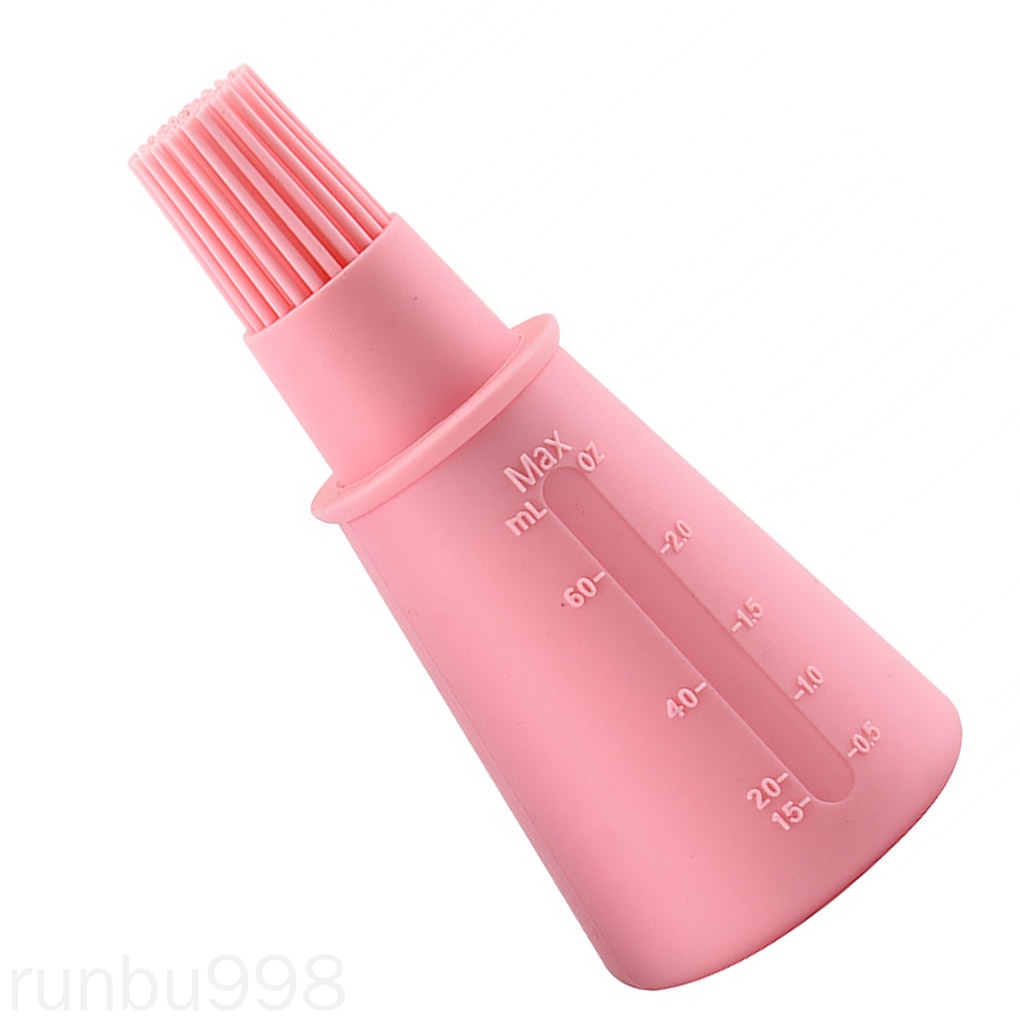 Bình Đựng Dầu Kèm Cọ Phết Bằng Silicone Trong Suốt Không Dính Chịu Nhiệt Dùng Làm Bánh Runbu998