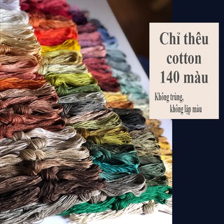 { Các sét màu giới hạn} CHỈ THÊU COTTON - Thêu hiện đại {không phai không xù}