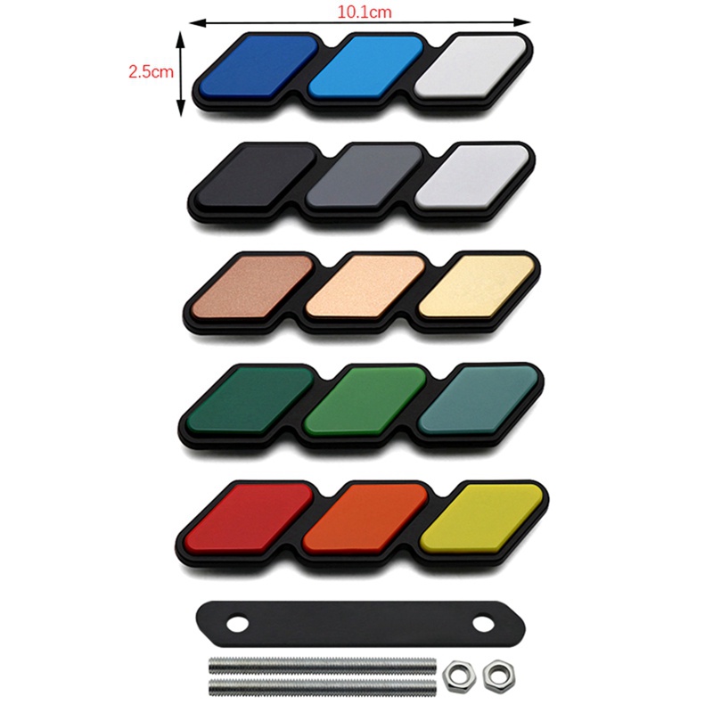 Miếng Dán Decal 3 Màu Trang Trí Lưới Tản Nhiệt Cho Xe Hơi Toyota Tacoma 4Runner Tundra