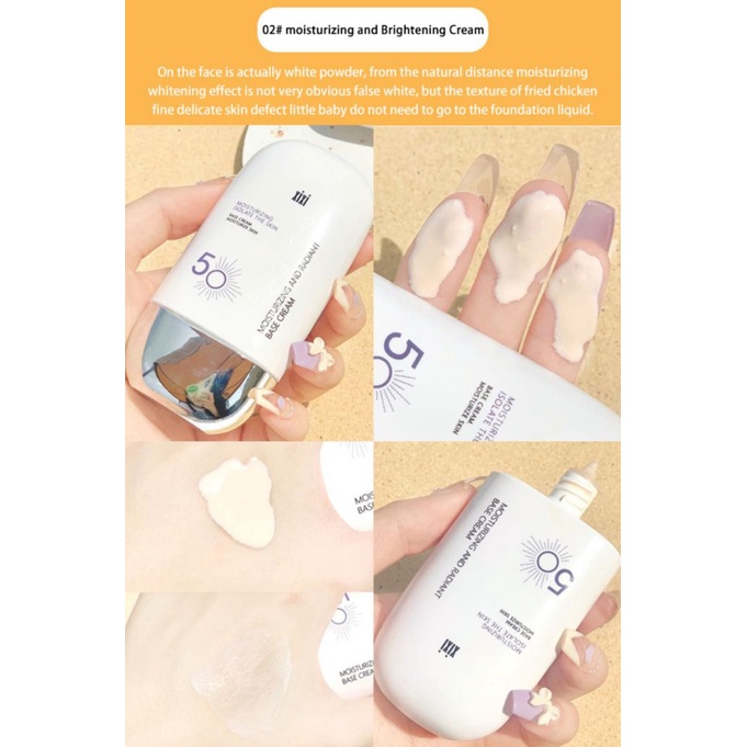 XIXI Kem lót trang điểm dưỡng ẩm kiềm dầu che khuyết điểm không dễ phai D-446 50g | BigBuy360 - bigbuy360.vn