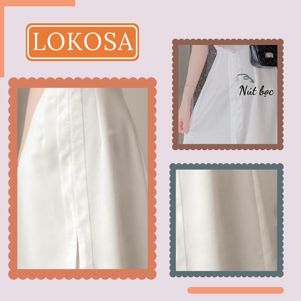 Váy Công Sở LOKOSA Đầm Công Chúa Cao Cấp Ôm Body Dáng Suông Hàn Quốc đi chơi dự tiệc sang trọng trẻ trung VD021