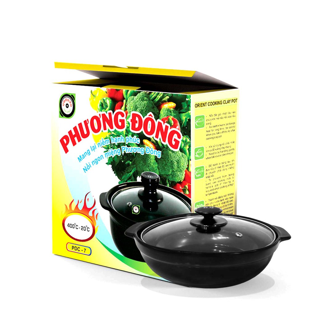 Nồi sứ cạn Phương Đông PDC-6