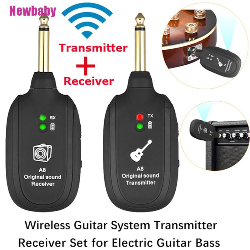 Thiết Bị Thu Phát Tín Hiệu Đàn Guitar Điện Không Dây UHF Cổng Sạc USB