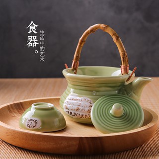 Ấm Trà Bằng Gốm Sứ Kiểu Nhật Bản 17 >