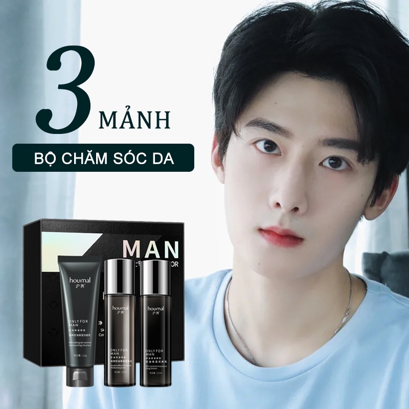 Bộ 3 Sản Phẩm Chăm Sóc Da  Gồm Sữa Rửa Mặt (140g) + Toner Dưỡng Da (120ml) + Kem Dưỡng Ẩm (120g)-URBHM-T3
