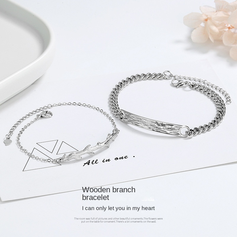 Vòng Tay Cặp Bằng Gỗ Đơn Giản Thời Trang