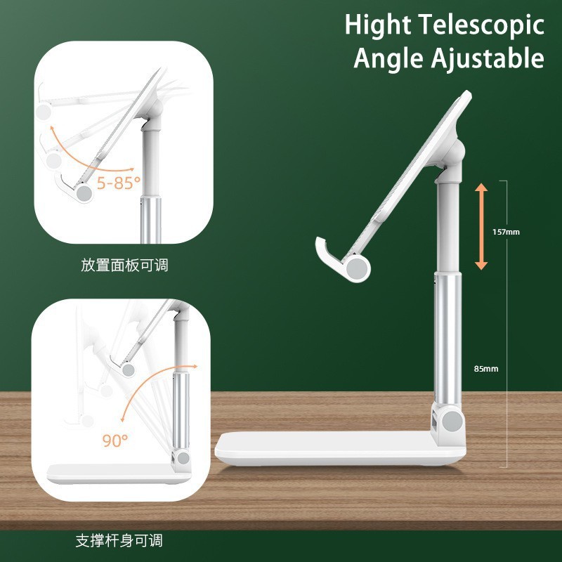 Universal Cellphone holder Foldable Desk Phone stand Telescopic Adjustable Mobile/Pad Stand
