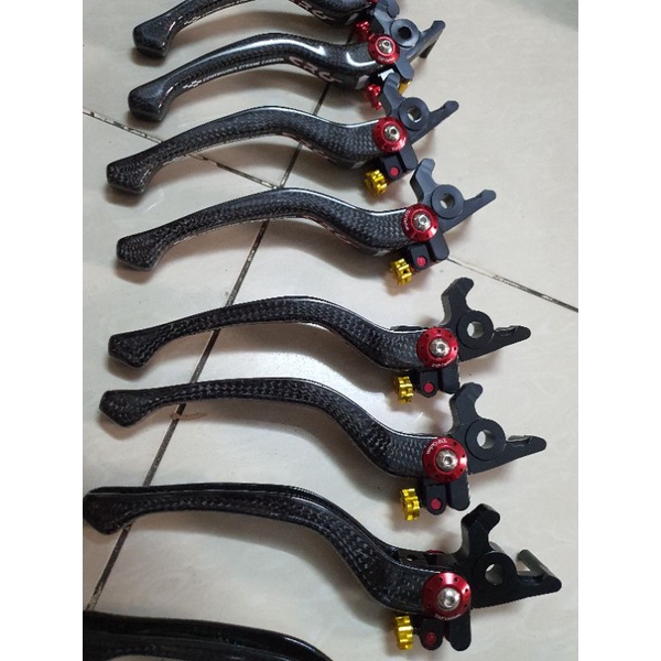 Tay thắng đĩa CRG carbon firber