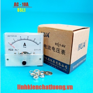 Ampe kế cơ ac 10a 85l1 đo dòng 0-10a chính hãng hua