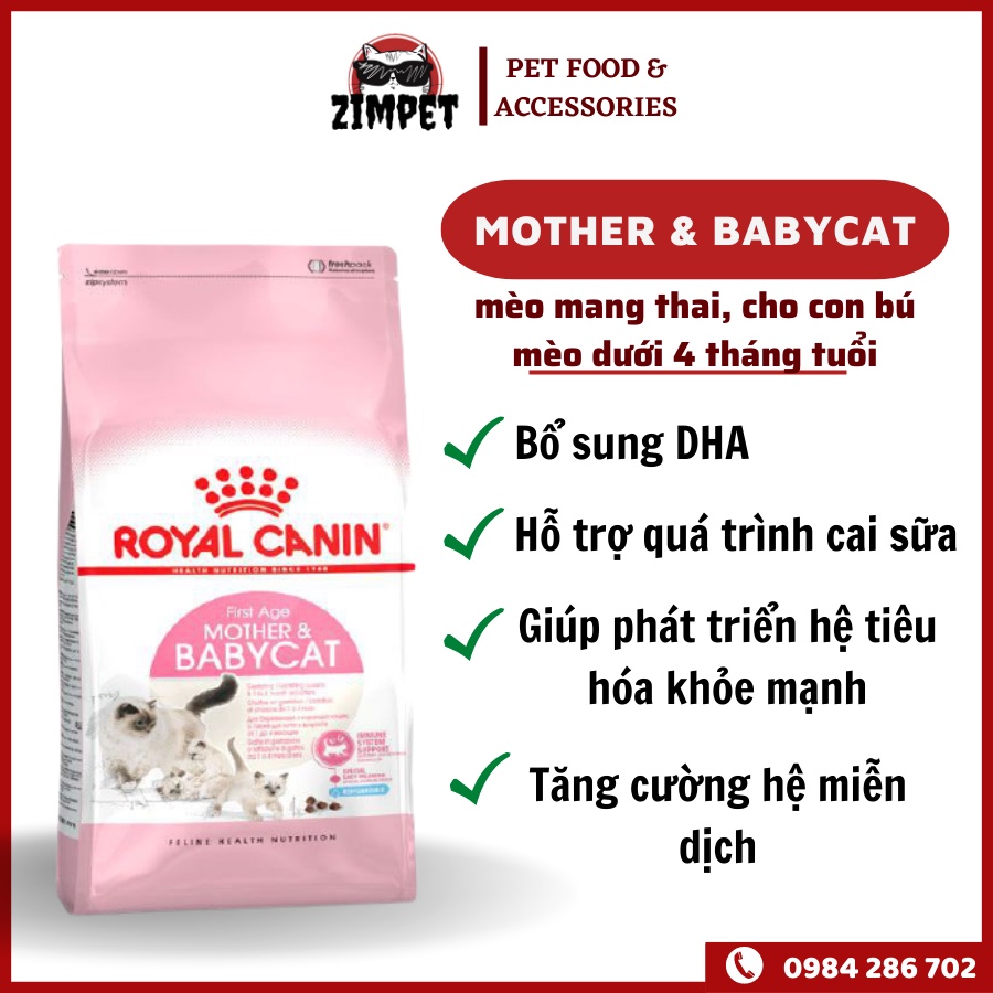 Hạt Royal Canin cao cấp cho mèo BabyCat Kitten Indoor FIt 32 - Hàng chính hãng
