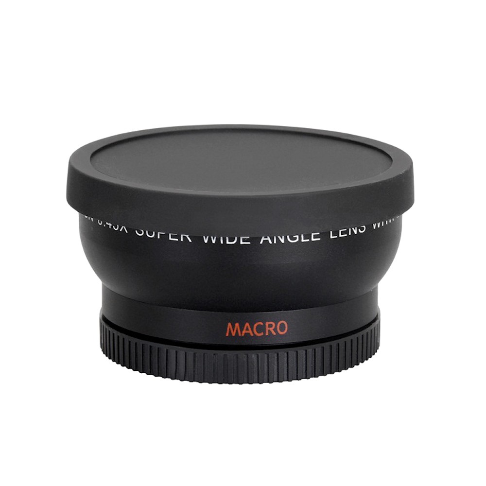 Ống kính góc rộng 58mm 0.45X HD kèm lens Macro cho Canon Nikon Sony Pentax 58mm