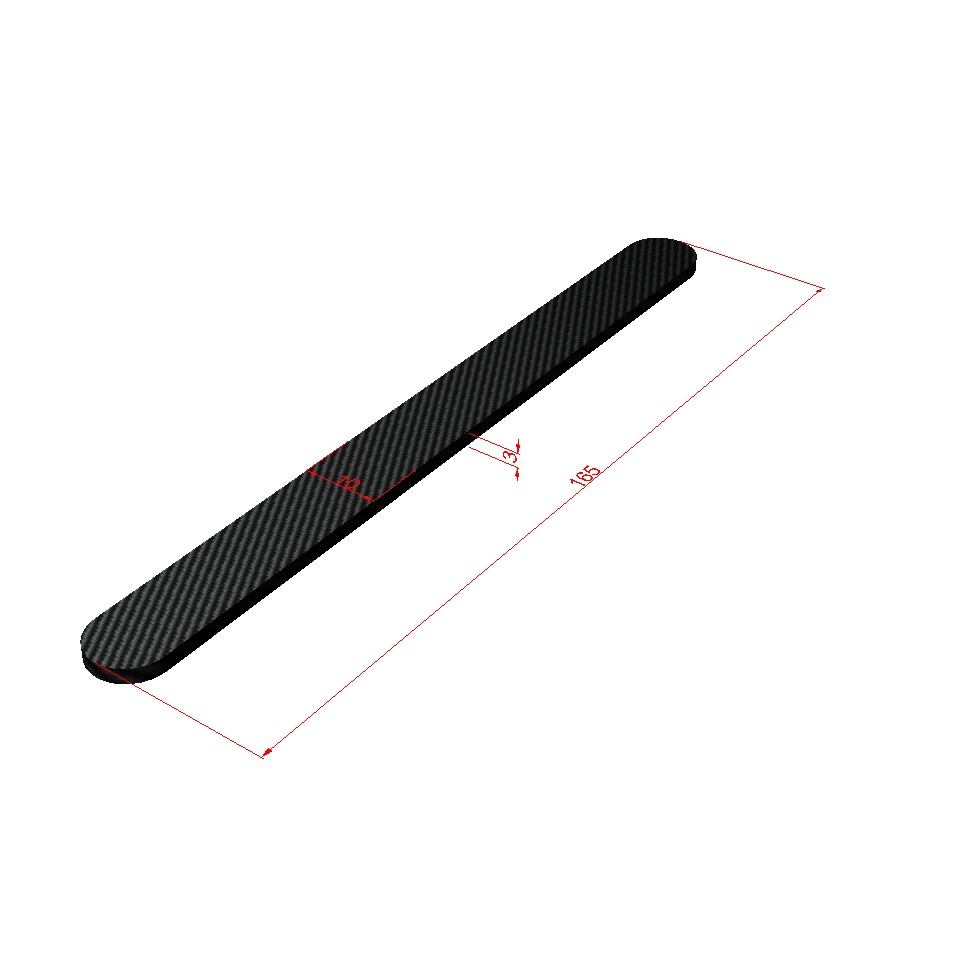 Pat carbon CNC 3mm dùng lắp đèn trợ sáng đèn led