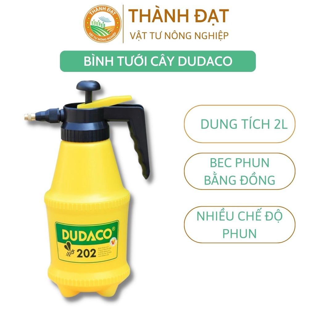 Bình xịt tưới cây, hoa DUDACO 2L