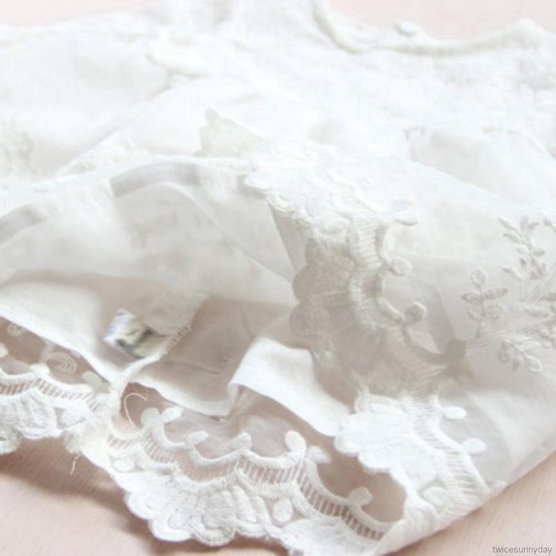 Đầm babydoll phối tay loe đáng yêu cho bé gái