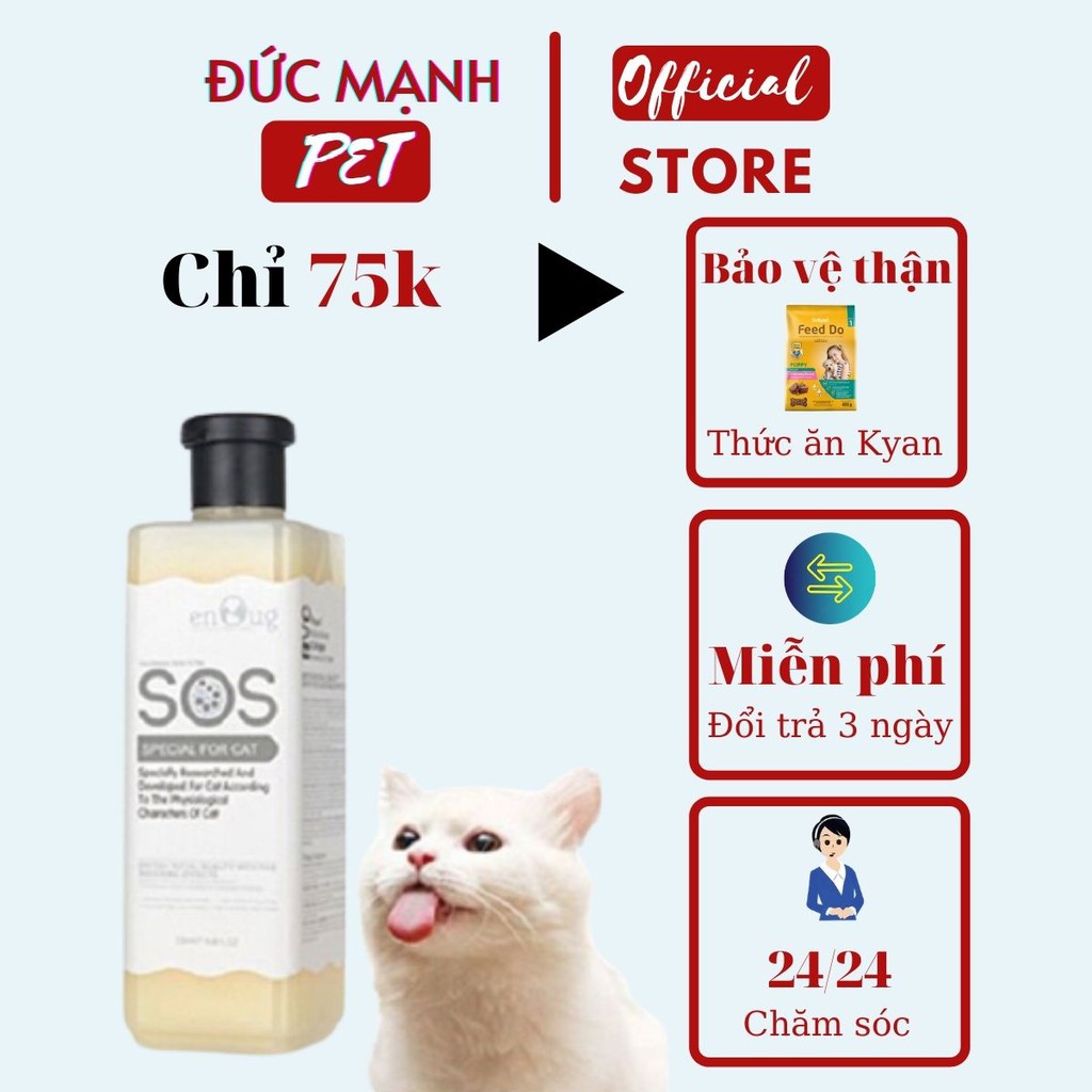 Sữa tắm SOS cho mèo- Hàng chất lượng