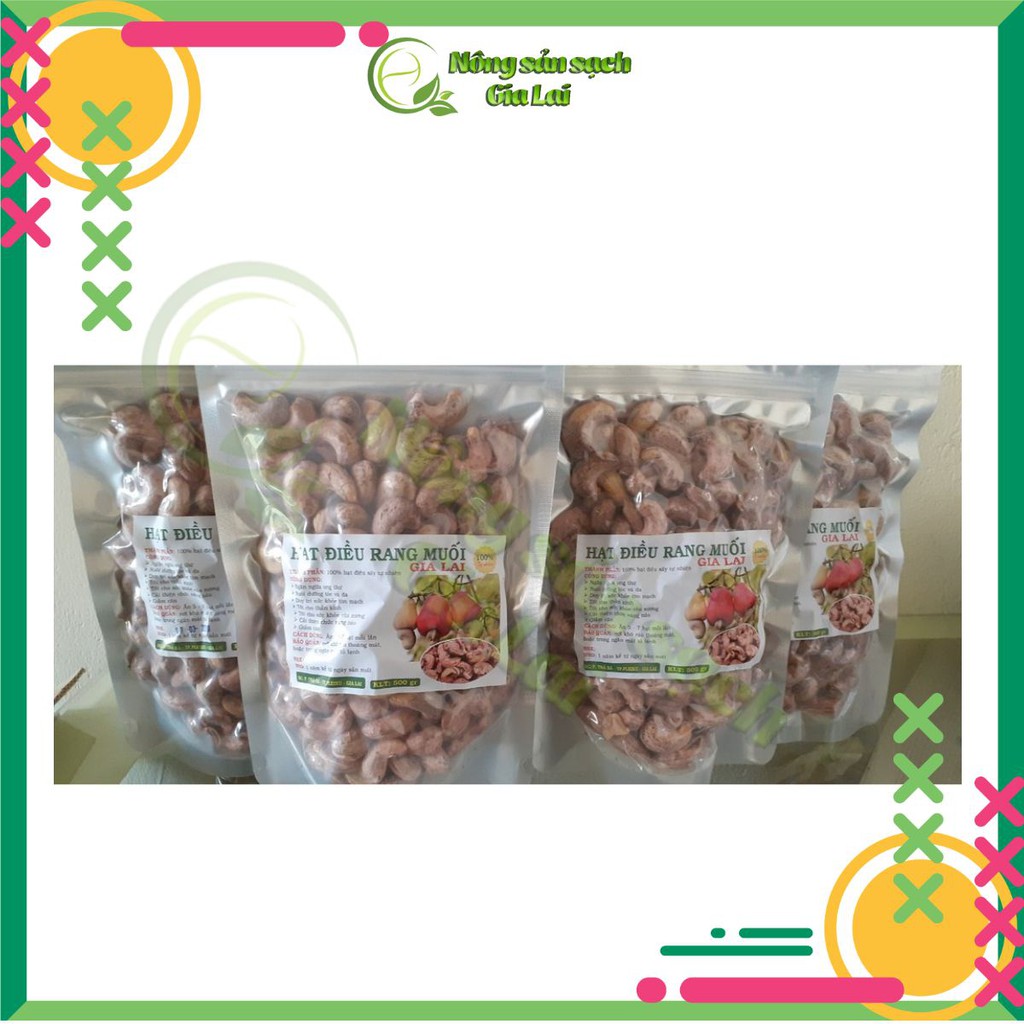 Hạt điều rang muối hạt lớn loại 1, hạt đều, không bị sâu, giòn rụm, chính gốc hạt điều Gia Lai | BigBuy360 - bigbuy360.vn
