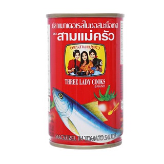 1 lốc (10 hộp) Cá nục xốt cà 3 Cô Gái hộp 155g