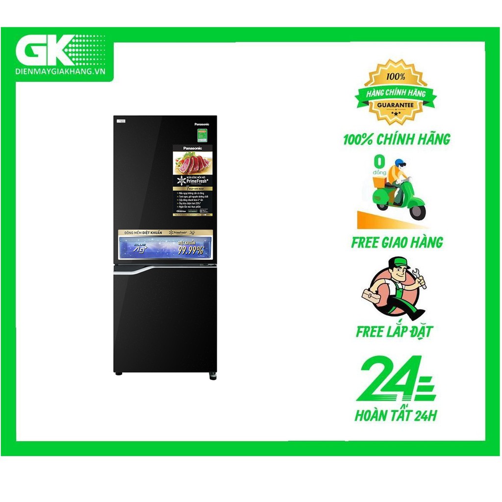 { GIÁ SỈ ) BV280GKVN - Tủ lạnh Panasonic Inverter 255 lít NR-BV280GKVN