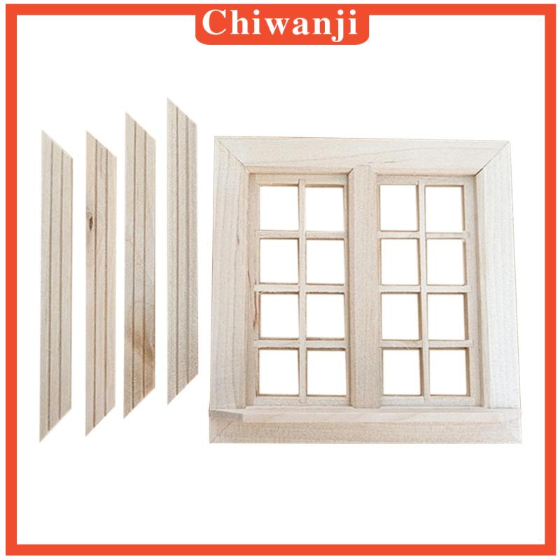 Cửa Sổ 16 Tấm Mini 1 / 12 Độc Đáo Trang Trí Nhà Búp Bê