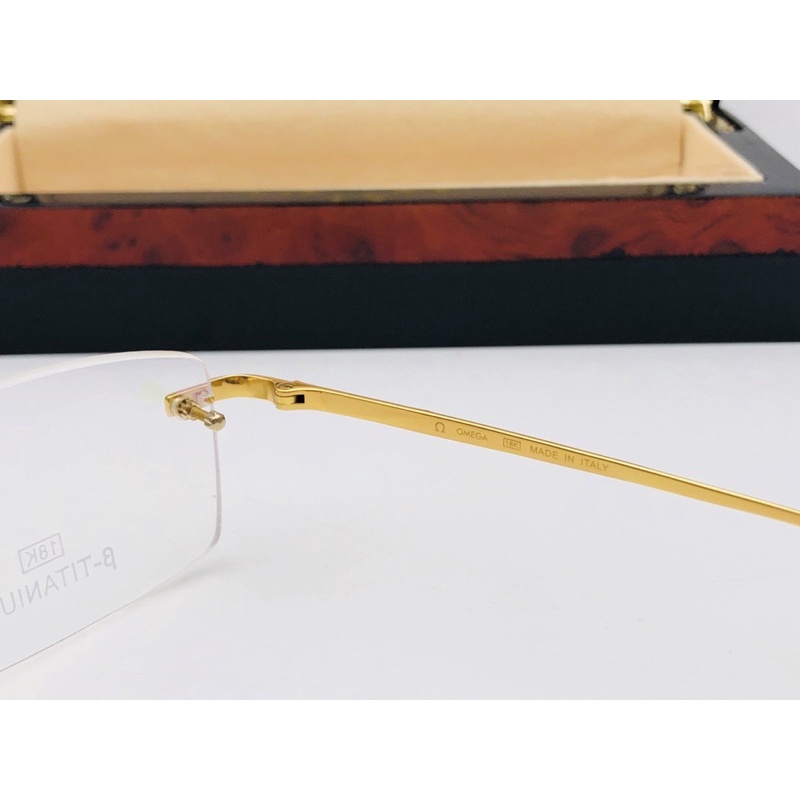 Gọng kính Khoan Titan Mạ Vàng KÍNH MẮT 88