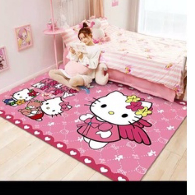 Thảm bali trải sàn trang trí phòng  cho các bé yêu (m6x2m3)