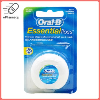 Chỉ nha khoa oral-b essential floss 50m - hương bạc hà
