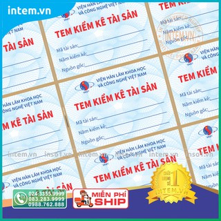 TEM DÁN QUẢN LÝ TÀI SẢN