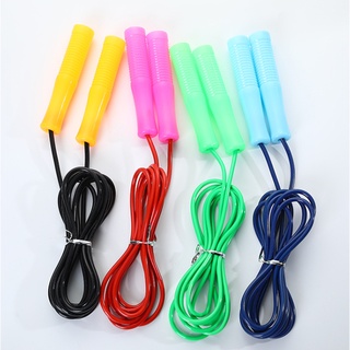 Dây nhảy thể dục Dây cao su 280cm Tay cầm nhựa tròn vân ngang nổi chống trơn trượt