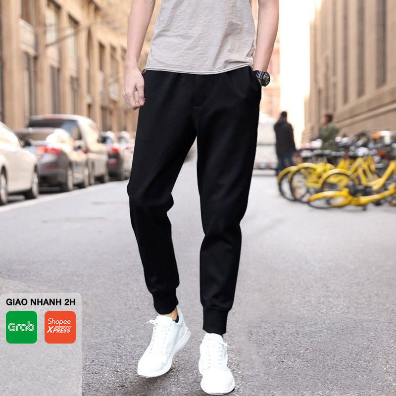 Quần Jogger nam UNIFUN mã CL D Quần thể thao nam nữ thun trơn hàn quốc co giãn năng động quần dài bó ống unisex thể dục