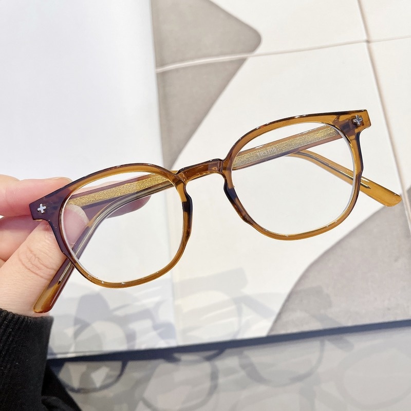 Mắt Kính Gọng Tròn Chống Ánh Sáng Xanh Thời Trang Unisex