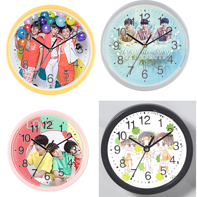 Đồng hồ treo tường tfboys DHTI35 cute dễ thương 13 đến15cm