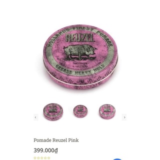 Sáp vuốt tóc , tạo kiểu tóc cho nam hoặc nữ pomade reuzel , sáp vuốt tóc con lợn hồng