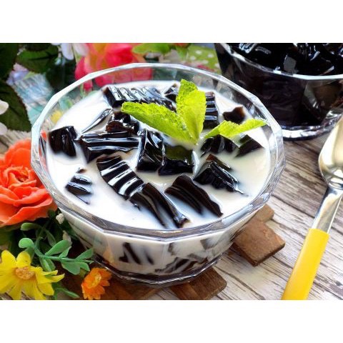 Sương sáo ăn liền Wonderful lon 850g topping, thạch