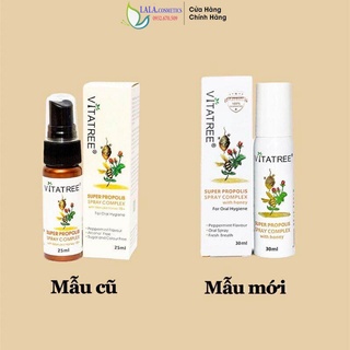 [ Mẫu mới ] Xịt keo ong vitatree 30ml