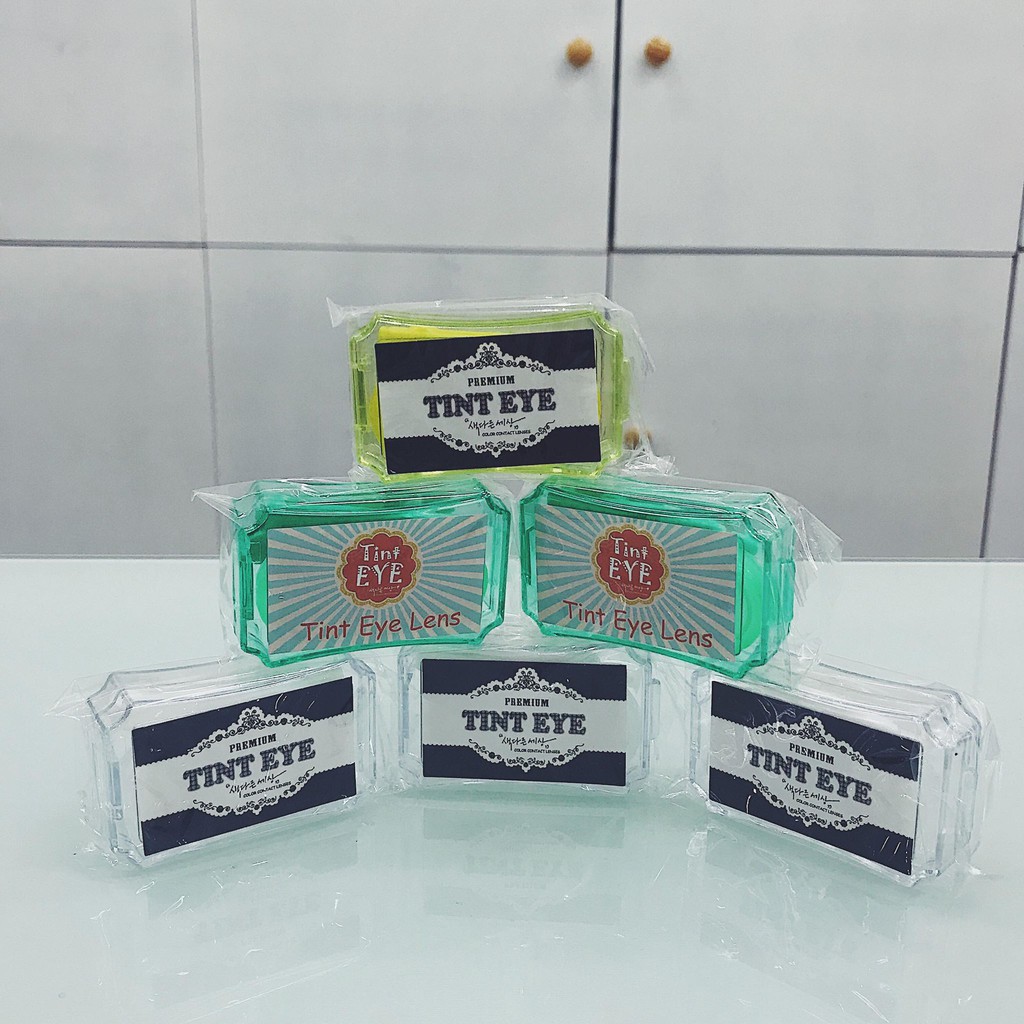 Hộp Dụng Cụ Đeo Lens Tinteye - Hộp dụng cụ kính áp tròng - Khay gương nhíp gắp kính áp tròng
