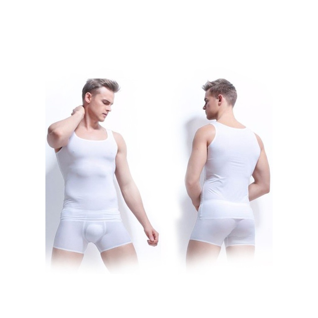 COMBO 02 áo lót nam kiểu ba lỗ trắng - Hàng Việt Nam